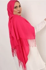 Ruby Pink Pashmina/ Neck Warmer Scarf/ Wrap/ Shawl Original By Mimoza