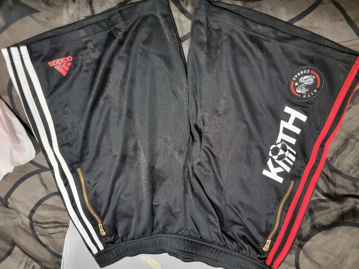 Kith x Adidas Match Shorts Away Black NYC Cobras Season 3 Men's Kith x Adidas Match Shorts Away Black NYC Cobras Season 3 Men's