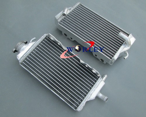 aluminium radiator & red hose for Honda CR125 CR125R CR 125R 2000 2001 00 01 - Picture 6 of 10