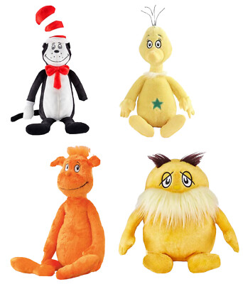 Dr Seuss Sneetch Foot Book Lorax Cat In Hat Plush 4pc Set Kohl's