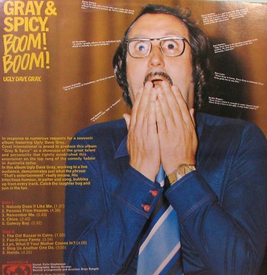 UGLY DAVE GRAY Gray & Spicy / Boom! Boom! Uncensored LP SIrH70