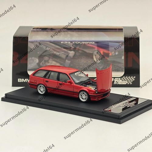 Mortal 1:64 BMW E34 M5 TOURING Wagon Openable Hood Diecast Car Models Gifts Toys - Picture 22 of 22