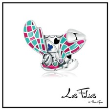 Charm Cappello Bianconiglio Alice ciondolo in argento 925 - Les Folies