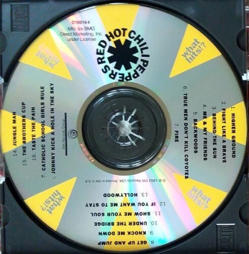Red Hot Chili Peppers What Hits!? CD 1992 Like New BMG Direct Marketing - Picture 2 of 3