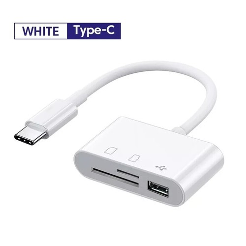 USB C SD Card Reader Micro SD to Type C OTG Adapter for SDHC SDXC - 第 1/6 張圖片