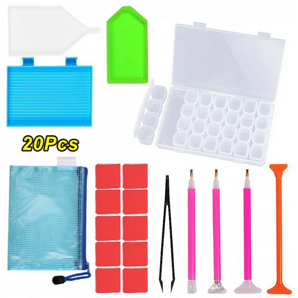 5D Diamond Painting Tools Box Diamond Accessories Diy Art Craft Pen Set Hot - Image 2 of 4
