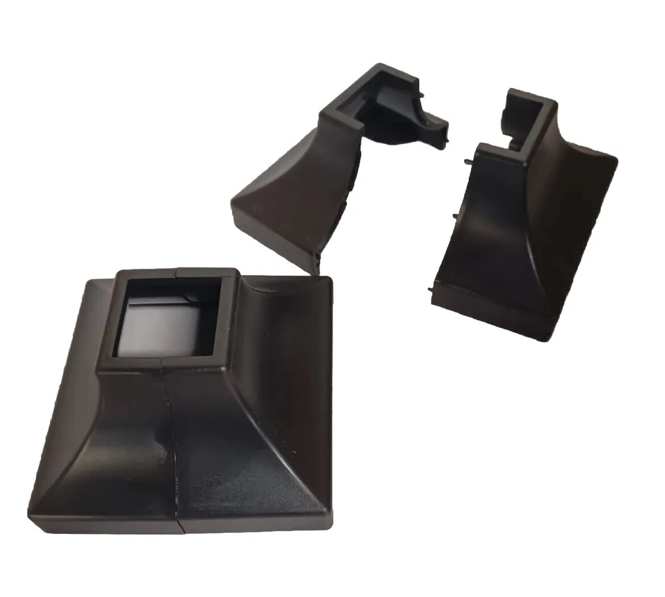 1 "FALDA POSTE BARANDILLA BASE ZAPATO A PRESIÓN 1" PIES POSTE BARANDILLA CUBIERTAS AJUSTE 1" PIERNAS Foto 4 de 4