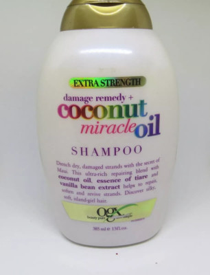 OGX Extra Strength Damage Remedy + Coconut Miracle Oil Shampoo 13 Fl Oz