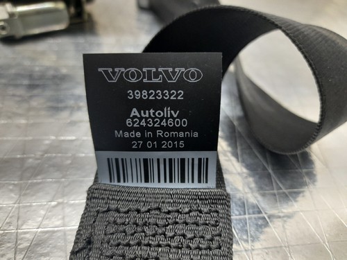VOLVO V60 REAR LEFT SIDE SEAT BELT 39823322 2015 - Picture 12 of 12