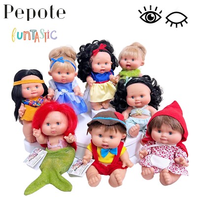 Märchen Pepote Puppe 28cm Duftkerze Öffnet Verschließt Augen Reborn Fantastic