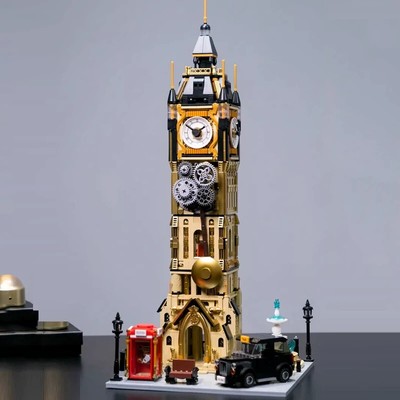DIY Clock Tower Steampunk Concept Building blocks Pantasy 85008 FREE SHIPPING