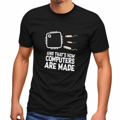 Herren T-Shirt Programmierer Admin Informatiker And thats how Computers are