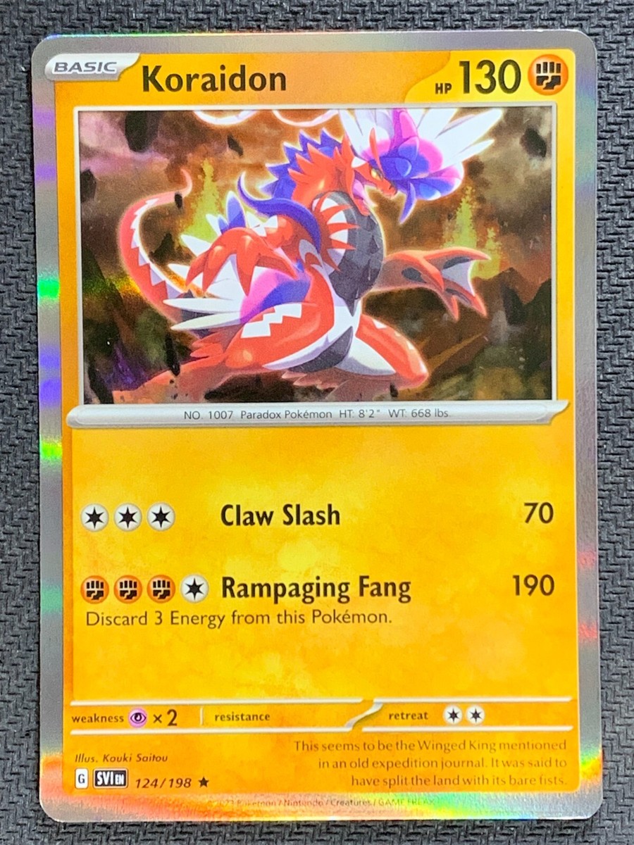 koraidon pokemon card worth Koraidon ex TEF 120 Double Rare DE NM+