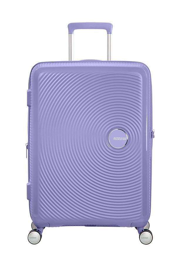 СПИННЕР AMERICAN TOURISTER SOUNDBOX SPINNER 55/20 TSA С ВОЗМОЖНОСТЬЮ РАСШИРЕНИЯ Koffer lavendel lila