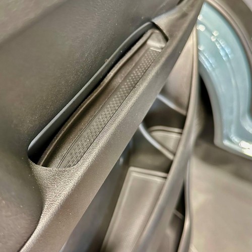 For Fiat Ducato RAM ProMaster Rubber Door Pocket Liner Inserts - Black - Van-X | - Picture 16 of 16
