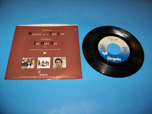Huey Lewis and the News 45 RPM Record & Picture Sleeve 1984 - Picture 2 of 2