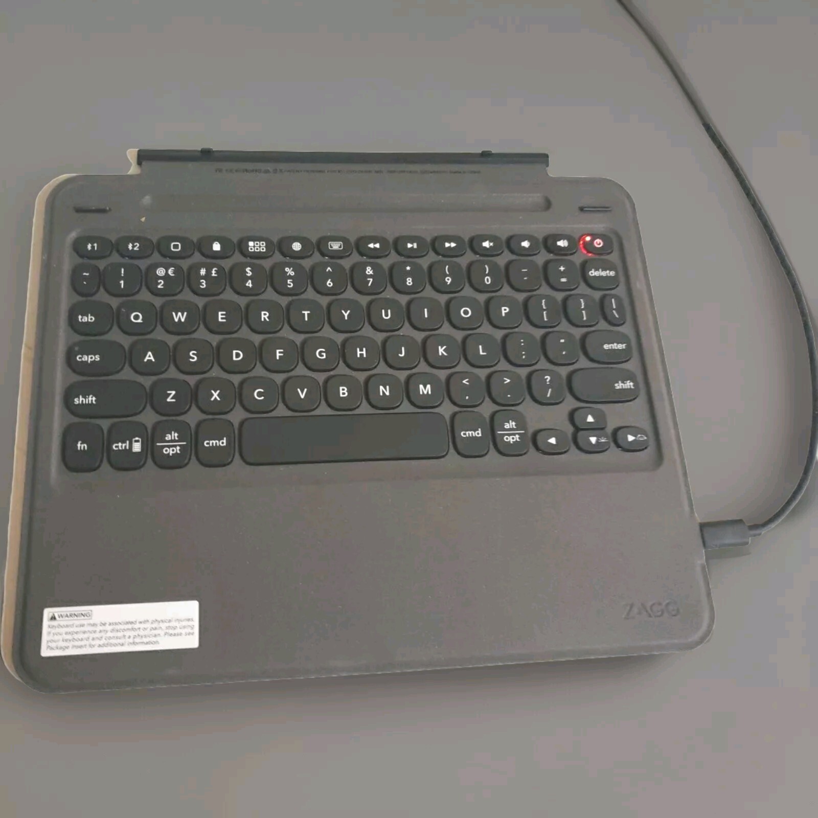 Working ZAGG Flex Portable Super Slim Keyboard Works with Any Bluetooth Device