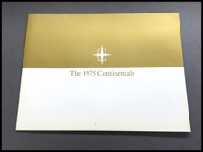 1975 Lincoln Continental 24-page Car Sales Brochure Catalog - Mark Iv Town Car 1975 Lincoln Continental 24-page Car Sales Brochure Catalog - Mark Iv Town Car