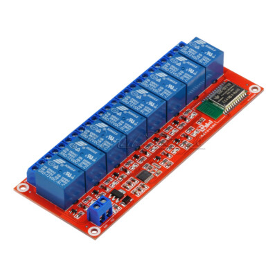 5V /12V 8 Channel Bluetooth Relay Module Mobile Phone Remote Control Bluetooth