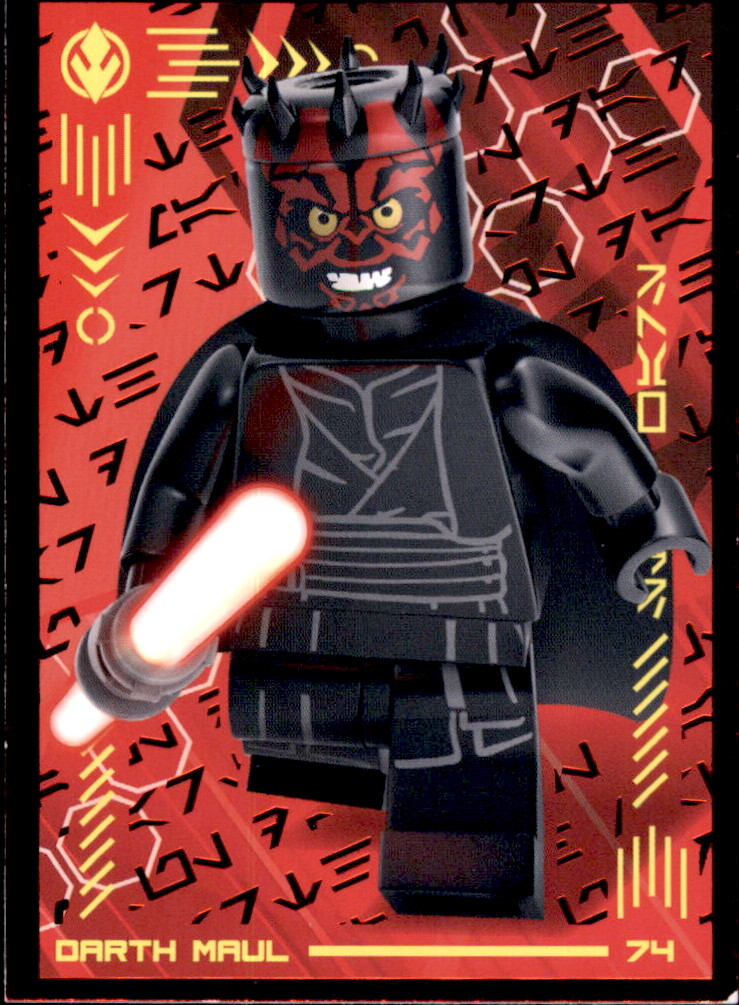 LEGO Star Wars Serie Trading Card 74 Darth Maul TWIN