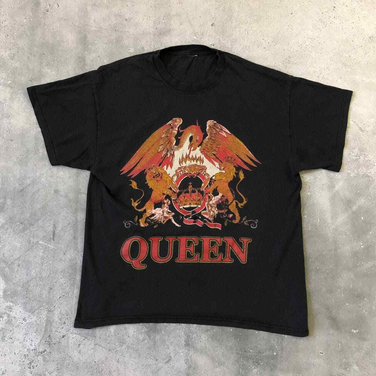 T-shirt Vintage Queen 2003 - Taille XL, Noir, Graphique Band - Occasion Parfait état