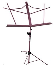 On-Stage Folding Portable Music Stand Pink
