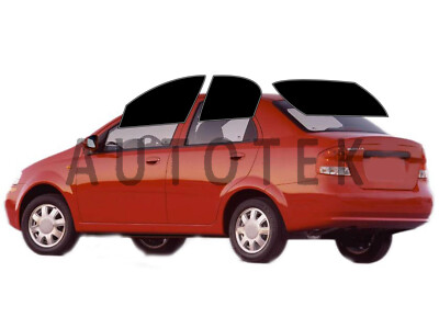 PreCut All Sides Window Film Any Tint Shade For Chevrolet Aveo Sedan 2004-2006
