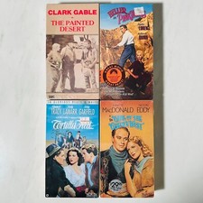 Westerns - VHS - Lot of 4 - Tortilla Flat - Painted Desert - Heller - West - ME