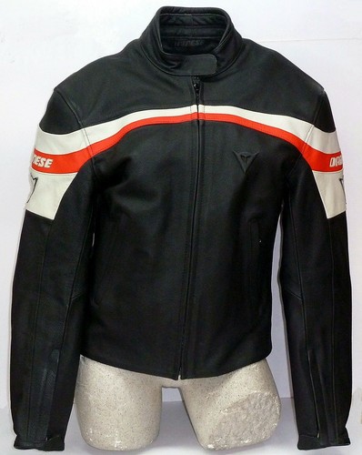 Giubbotto pelle Dainese Trax Lady taglia 46 colore nero nero rosso | eBay