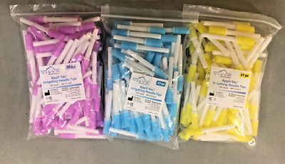 Appli-Vac Side Vent Irrigating Needle Tips 23, 27, 30g 300 Tips (100 of each)3pk
