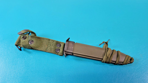 West German Made Cold War USM8A1 US Scabbard forM1 Carbine Bayonet Knife TR1248