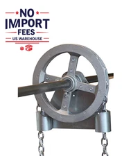 Chain Hoist 1:1 Direct Drive 1" Shaft Mount Sectional Overhead Garage Door