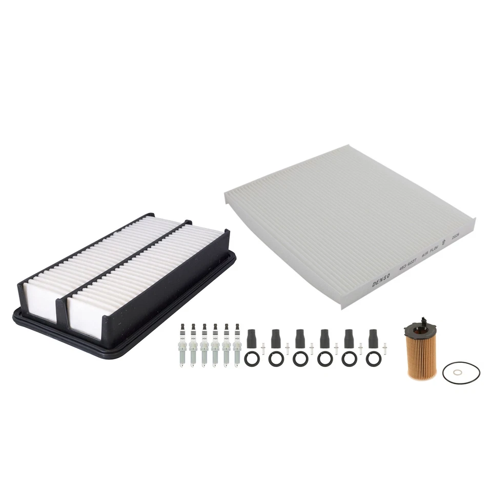 Kit de afinación Denso NGK 6 bujías y botas Kit para Kia Sedona 3,5 L V6 Lambda II Foto 2 de 2