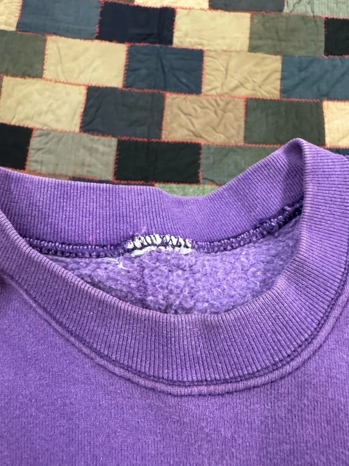 De Colección Años 90 Jugador Profesional Peso Pesado Minnesota Vikings NFL Casco Sudadera Para Hombres Talla M Foto 2 de 4