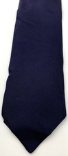 Brooks Brothers Irregular Navy Blue Silk Tie