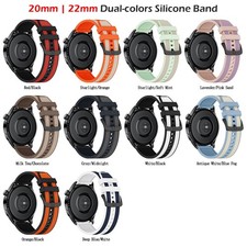 Silicone Rubber Band Strap for Samsung Galaxy Watch 4 5 Pro 6 7 S3 40/44/43/47mm