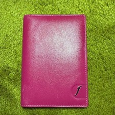 Filofax Boston Pocket Size Organizer Planner Pink Leather Good Condition