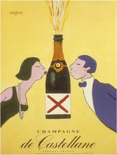 AFFICHE   POSTER   CHAMPAGNE CASTELLANE