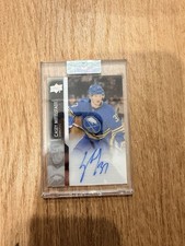 2023-24 Upper Deck Clear Cut Casey Mittelstadt Base Auto 21-22 Update CC-CM