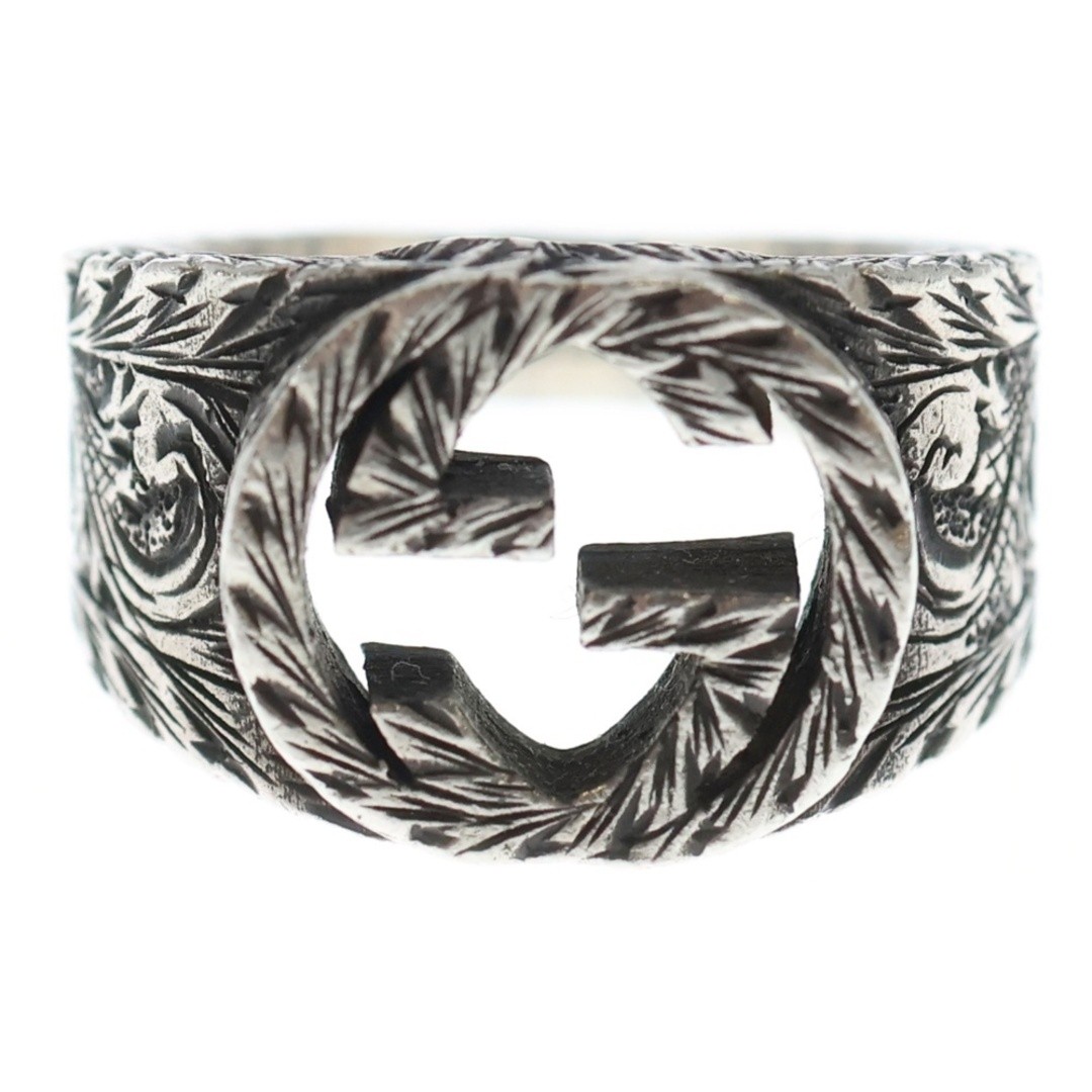 Gucci Arabesque Interlocking G Ring Silver Used 8… - image 4