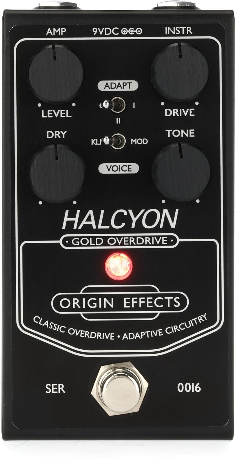 Педаль овердрайва Origin Effects Halcyon Gold - Black Edition 46890₽