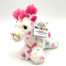 Build A Bear Mini Beans White Frosted Animal Cookie Giraffe Plush Authentic NWT