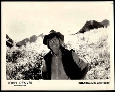 John Denver Country Music Singer Signed 8 x 10