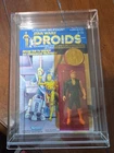 Star Wars Vintage 1985 Kenner Droids Thall Joben NO BLASTER Unpunched w/Case