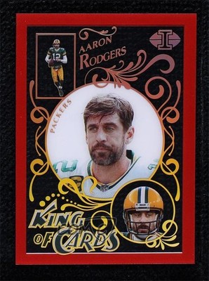 2021 Panini Illusions King of Cards Red 48/149 Aaron Rodgers #KC-4 16ta