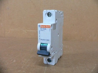 Merlin Gerin Multi 9 C60 D10a Circuit Breaker 24506