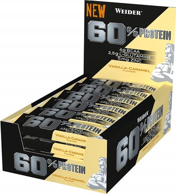 Weider 60% Proteinriegel Cookies & Cream - 24 Stück