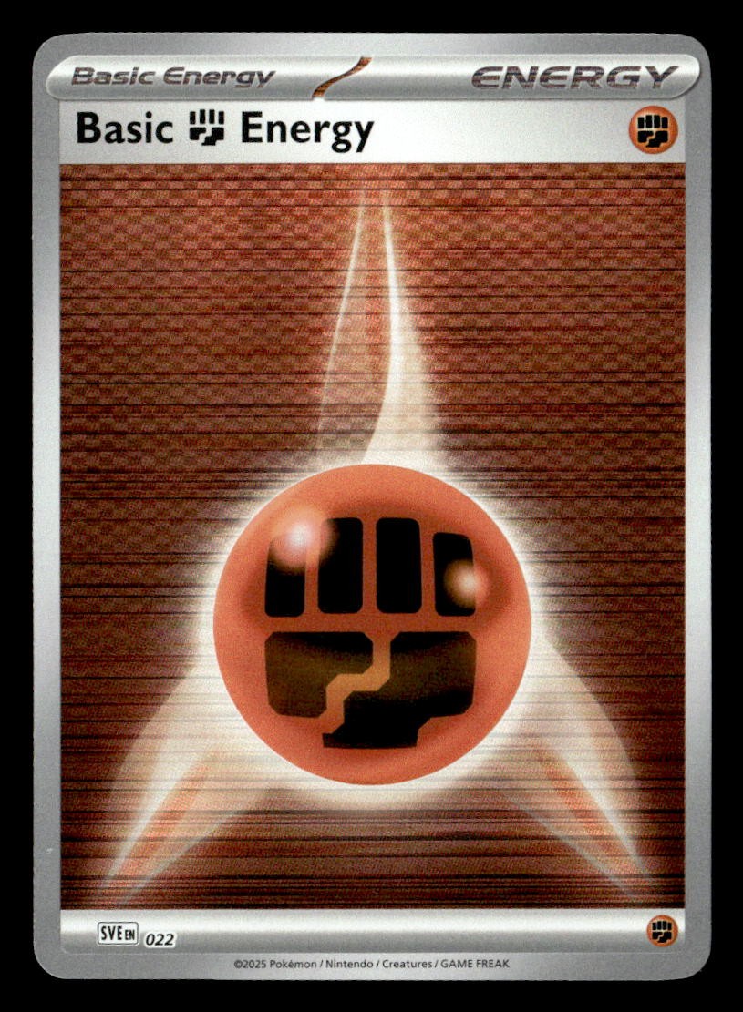 Pokemon Basic Fighting Energy #022 tcg Near Mint or Better