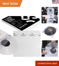 100x Inner  100x Outer Protective Sleeves for Vinyl  Records Cover Art - Bl...