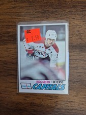 1977-78 O Pee Chee Rick Green Rookie Card #245 Washington Capitals . rookie card picture